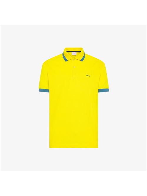 polo big stripe on collar s/s SUN 68 | A3611223